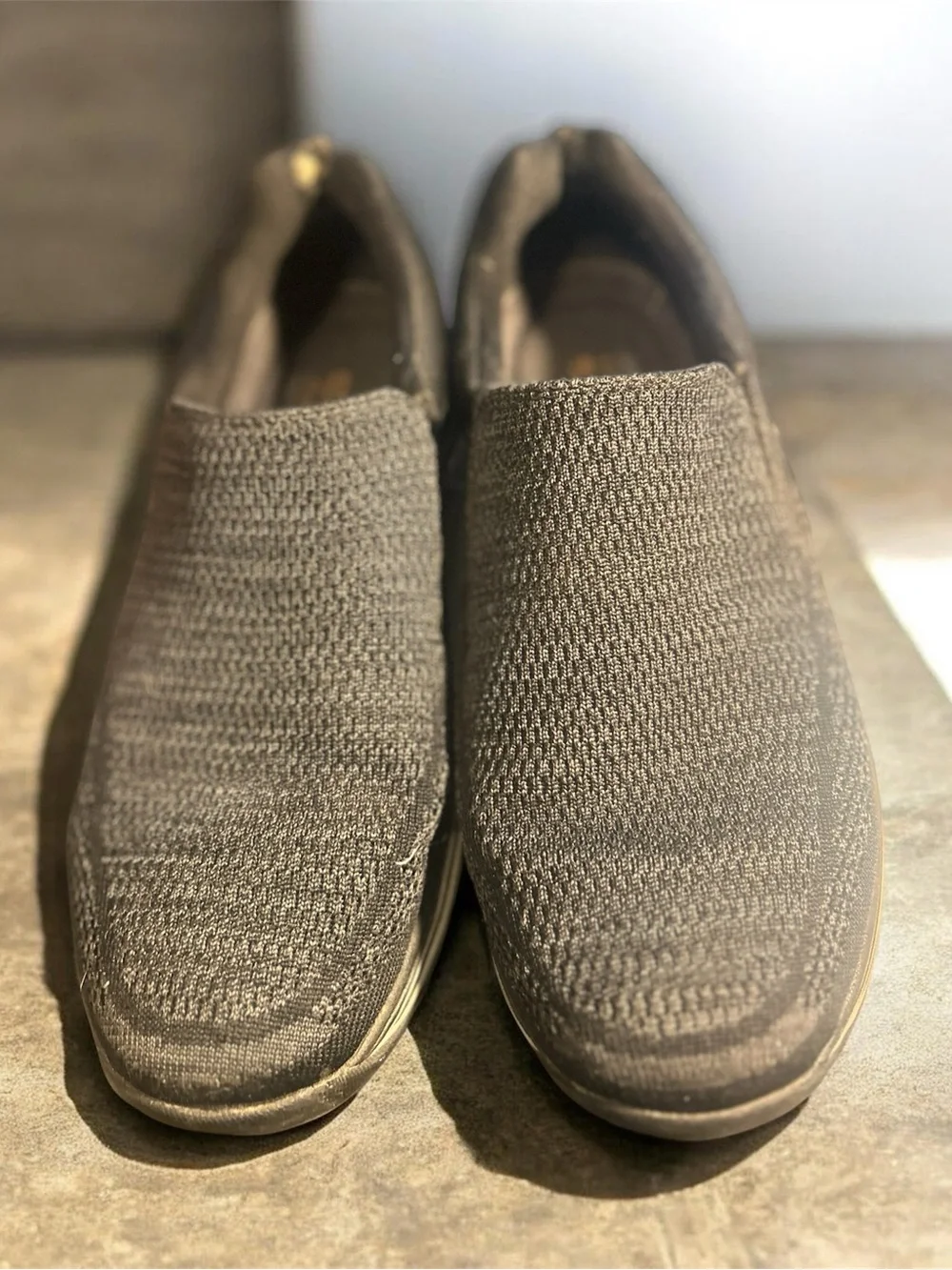 Skechers Expected Gomel Men's Size 10.5 Black Slip On Shoes 65086 Relaxed Fit